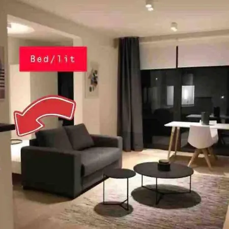 Studio Dansaert 1km To Grand Place Center With Jaccuzi By Reservation 公寓