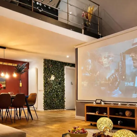 Apartmán Luxury Loft Duplex Penthouse Of 190m2 & Free Parking ! Brusel