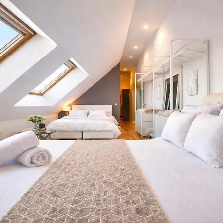 Apartmán Luxury Loft Duplex Penthouse Of 190m2 & Free Parking ! Brusel