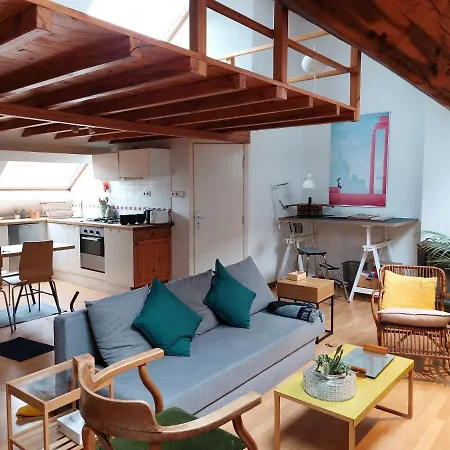 Design 45m2 Loft Apartment Brussels
