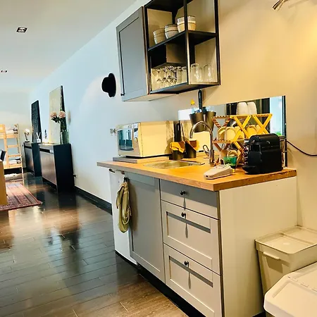Apartamento Down Town Spacious Loft Retreat With Private Parking Bruselas
