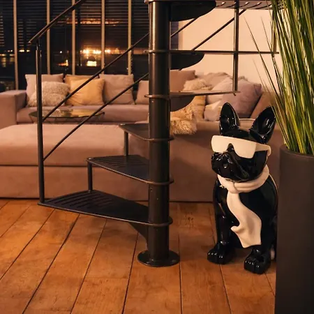 Luxury Loft Duplex Penthouse Of 190m2 & Free Parking ! * 布鲁塞尔