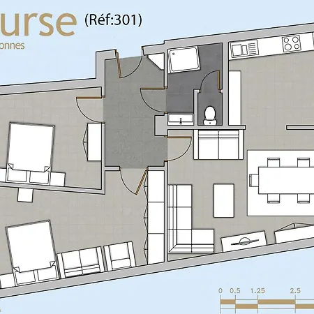 Daire City Center Grand Place *