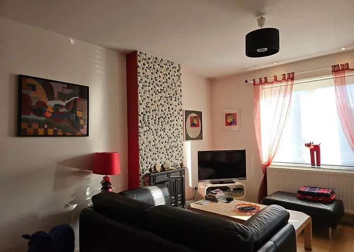 Apartman Modern Duplex With Garden Brüsszel