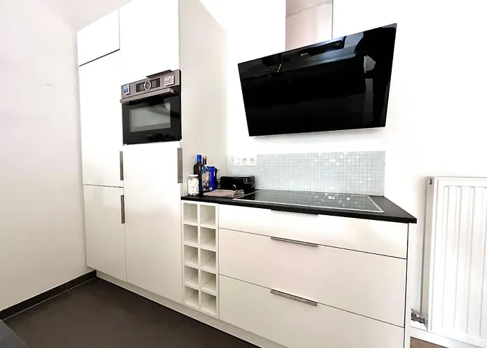 Apartmán Bright Modern Loft In For 4 Brusel