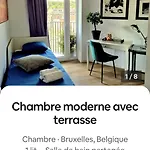 Ubytování v soukromí Richy Stylish Balcony Brussels- Garden View- Shared Bathroom- Inclusive Brusel
