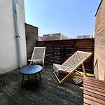 Apartmán Family Cosy For Up To 9 Guests Near Midi Station *