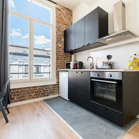Homely Studio In The Heart Of Brussels Apartamento Bruselas