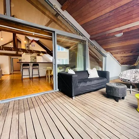 公寓 Down Town Spacious Loft With Private Parking