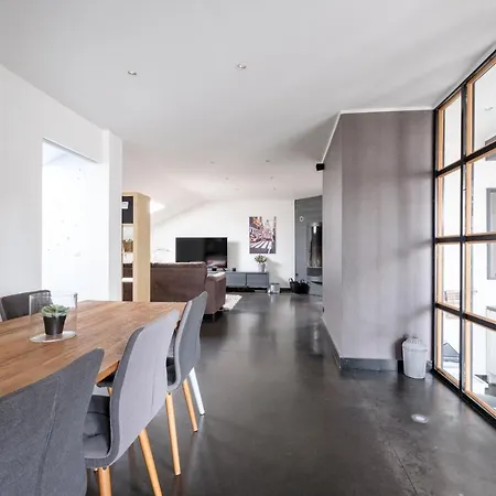 Daire Beautiful Penthouse With Terrace Tour & Taxis Brüksel
