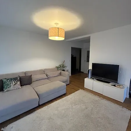 Deux Chambres Moderne Avec Vue Imprenable Sur Le Parc Et Immense Terasse Apartman