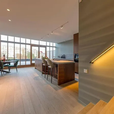 Penthouse Duplex Vue Imprenable Apartman Brüsszel