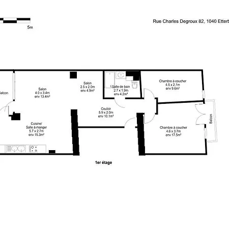 Degroux 82 - Self Check In By Homenhancement Апартаменты Брюссель