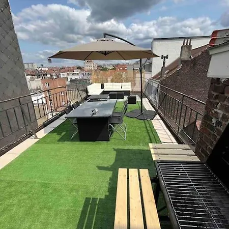 Duplex Avec Terrasse Quartier Europeen Apartmán Brusel