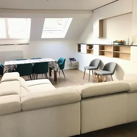 Duplex Avec Terrasse Quartier Europeen 아파트