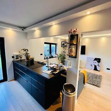 Town House With Garden - 1 With Shared Bathroom Habitación en casa particular Bruselas