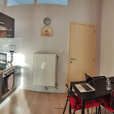 Studio Entier Avec Balcon - Tour Et Taxis * 브뤼셀