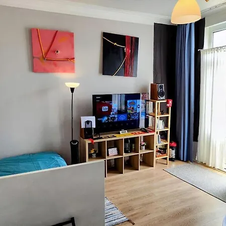 Studio Entier Avec Balcon - Tour Et Taxis 아파트