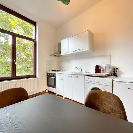 Cosy Flat - Quartier Eu - Ixelles 아파트