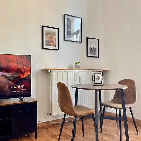 아파트 Cosy Flat - Quartier Eu - Ixelles 브뤼셀