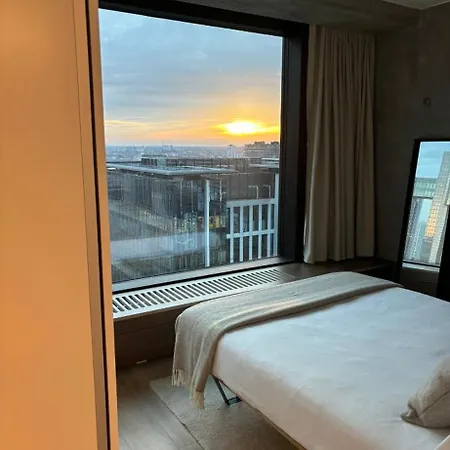Beautiful With Panoramic View Of Center With Roof Terrace Appartement Brussel