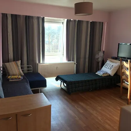 солнечная комфортная студия в андерлехт с лифтом Apartment Brussels