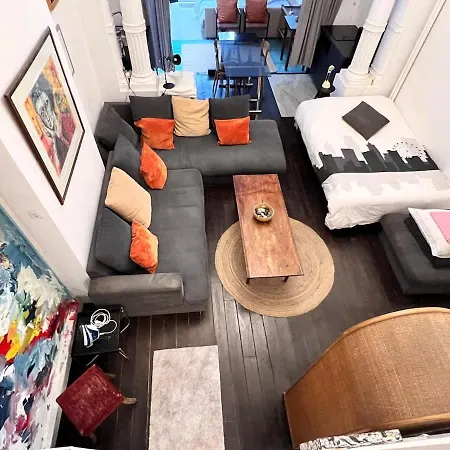 Chic Comfortable Loft With Patio And Natural Light Appartamento Bruxelles