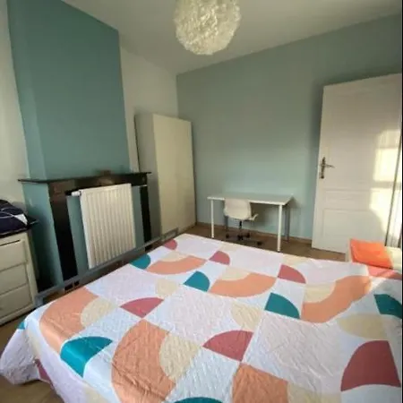Séjour chez l'habitant Confortable Lits Double Schaarbeek Premier Etage Bruxelles