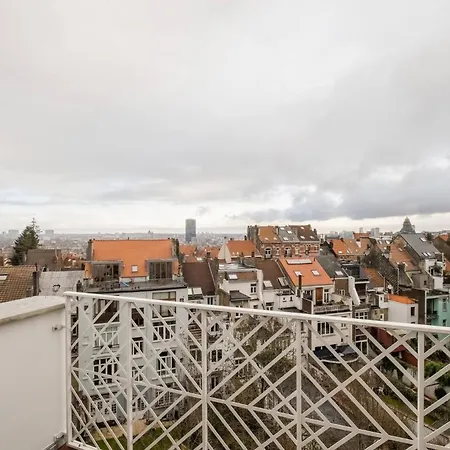 Floor New Duplex Stunning View In Trendy St Gilles *