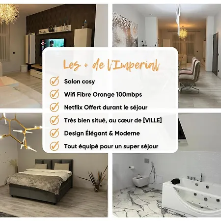 Vakantiehuis L'imperial Wifi & Confort *