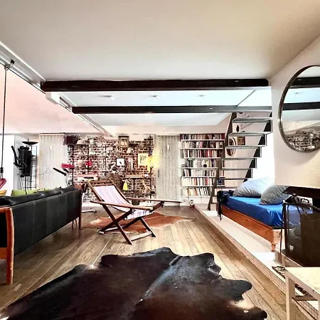 Loft Atelier Au Style Vintage Apartman Brüsszel