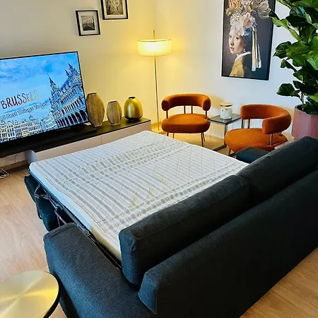 דירה Designer- 2Bd-Apartment In The Heart Of Brussels בריסל