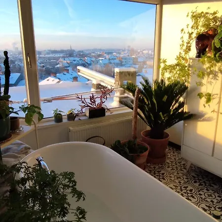 アパート Luxurious Duplex Overlooking ブリュッセル