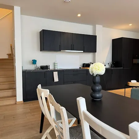 Spacious And Design Loft Daire Brüksel