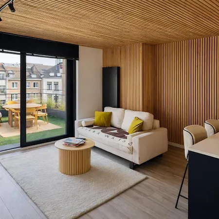 דירה Stylish Penthouse In Bxl With 2 Panoramic Terraces בריסל