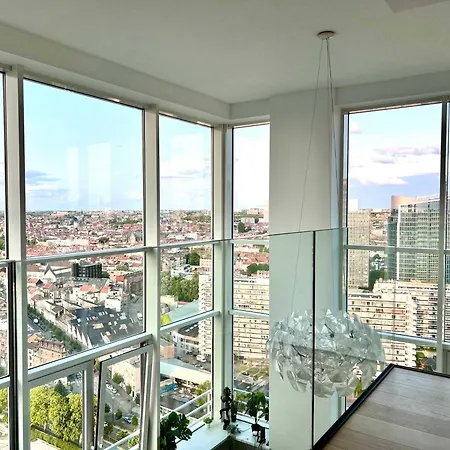 Luxury Skyline Penthouse In 220 M2 Of Elegance 4* 布鲁塞尔