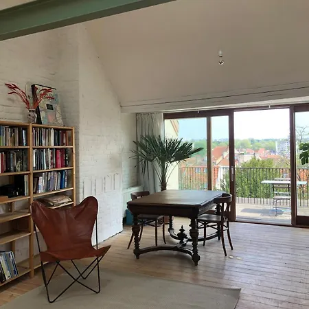 アパート Penthouse In A Family House ブリュッセル