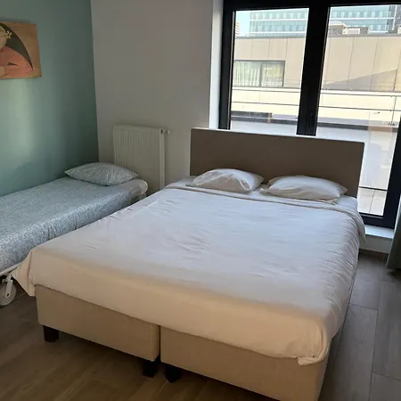 Penthouse Avec Vue Imprenable Sur アパート ブリュッセル