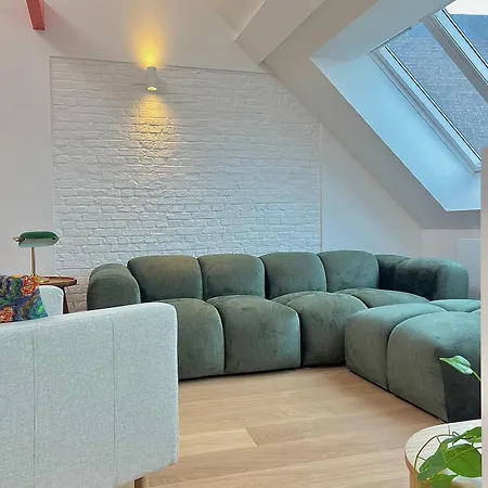 Duplex Design & Elegant Au Coeur De Βρυξέλλες