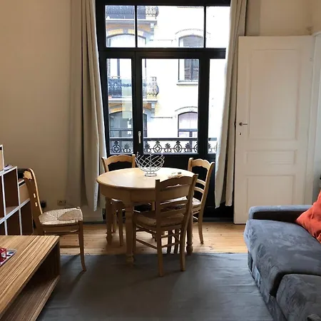 1 Bedroom W Kitchen And Bathroom In Trendy St Gilles アパート
