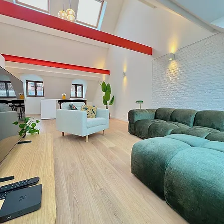 Duplex Design & Elegant Au Coeur De Βρυξέλλες