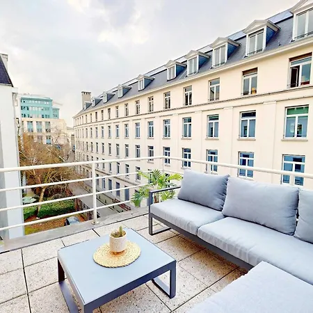 Centre Avec Grand Balcon Pour 2personnes Lejlighed