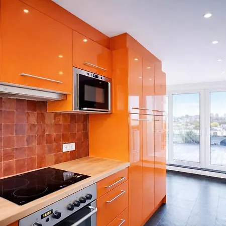 Luxury Loft Duplex Penthouse Of 190m2 & Free Parking ! Apartman Brüsszel