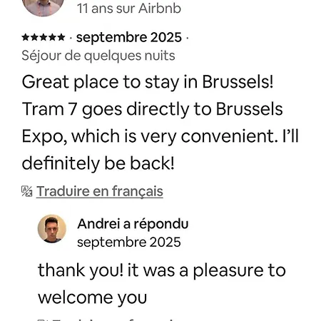 Richy Stylish Balcony Brussels- Garden View- Shared Bathroom- Inclusive *