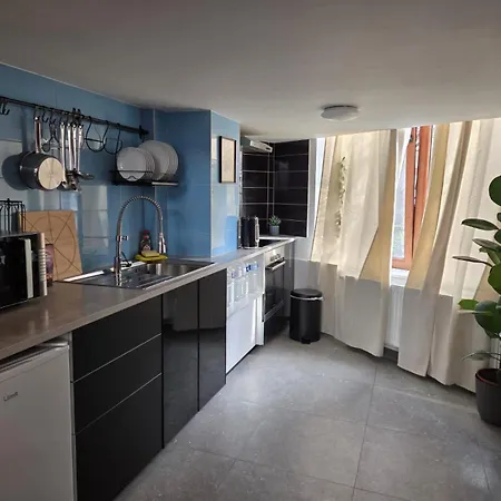 Industrial-style Loft With Mezzanine Bedroom In Prime Area Apartmán Brusel