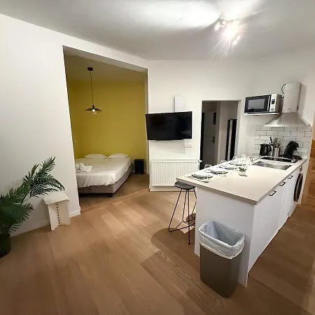 Duplex Situe Eau Centre De Lägenhet *