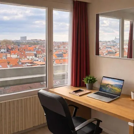 Apartamento Stylish In Eu District Stunning Views Bruxelas