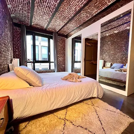 Beautiful Lovely Loft For 3 People From 3 Min To Manneken Pis *