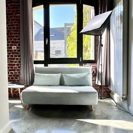 Beautiful Lovely Loft For 3 People From 3 Min To Manneken Pis
