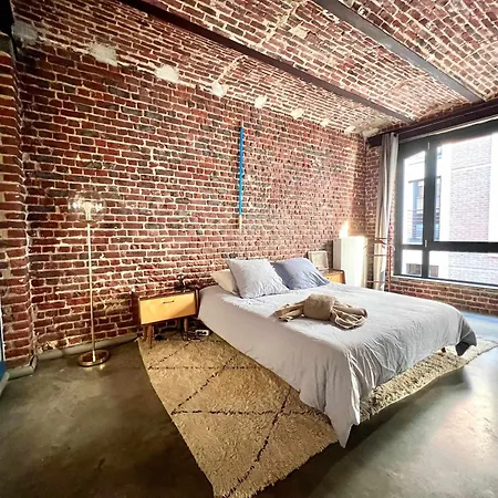 아파트 Beautiful Lovely Loft For 3 People From 3 Min To Manneken Pis